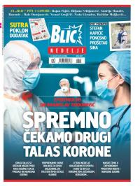 Blic - broj 8437, 23. avg 2020.