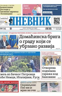 Dnevnik - broj 27838, 7. sep 2024.