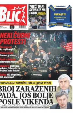 Blic - broj 8393, 10. jul 2020.