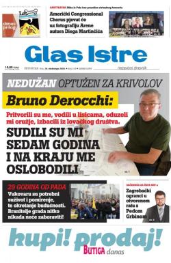 Glas Istre - broj 319, 19. nov 2020.