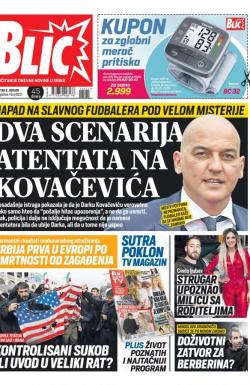 Blic - broj 8221, 9. jan 2020.