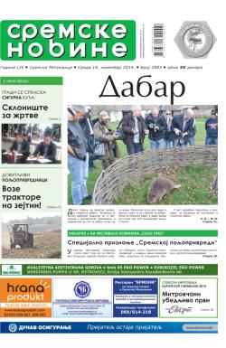 Sremske Novine - broj 2803, 19. nov 2014.