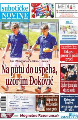 Nove Subotičke novine - broj 220, 4. jun 2021.