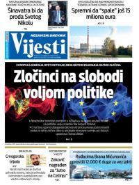 Vijesti - broj 8457, 25. okt 2021.