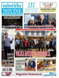 Nove Subotičke novine - broj 400, 6. dec 2024.