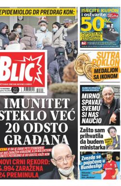 Blic - broj 8524, 18. nov 2020.