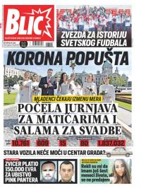 Blic - broj 8700, 20. maj 2021.