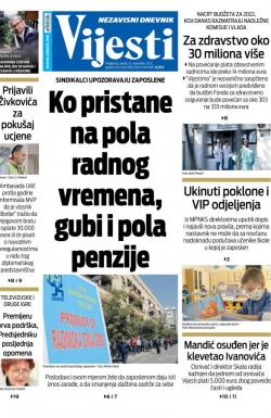 Vijesti - broj 8475, 12. nov 2021.