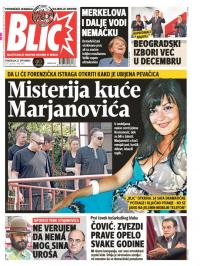 Blic - broj 7405, 25. sep 2017.