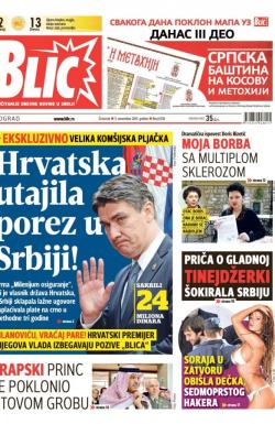 Blic - broj 6728, 5. nov 2015.