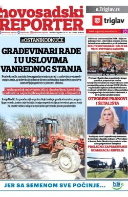 Novosadski reporter - broj 272, 30. apr 2020.