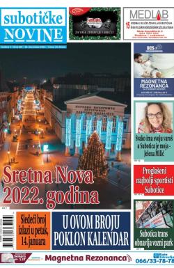 Nove Subotičke novine - broj 250, 31. dec 2021.