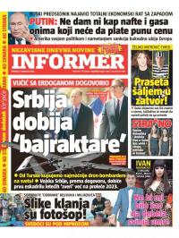 Informer - broj 3161, 8. sep 2022.