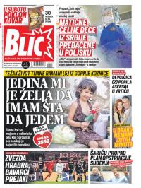 Blic - broj 8113, 19. sep 2019.