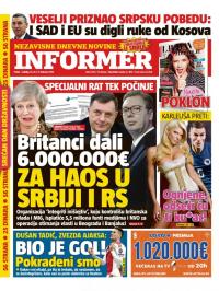 Informer - broj 2074, 15. feb 2019.