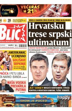 Blic - broj 6685, 23. sep 2015.