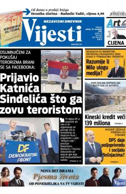 Vijesti - broj 6704, 19. nov 2016.