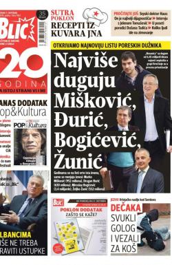 Blic - broj 7063, 11. okt 2016.