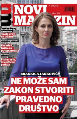 Novi magazin - broj 275, 4. avg 2016.