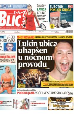 Blic - broj 6307, 3. sep 2014.