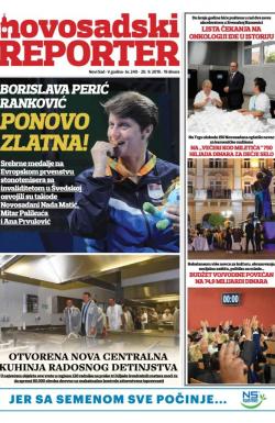 Novosadski reporter - broj 240, 20. sep 2019.