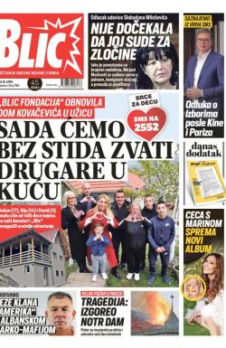 Blic - broj 7961, 16. apr 2019.