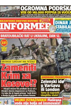 Informer - broj 3004, 7. mar 2022.