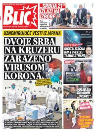 Blic - broj 8268, 26. feb 2020.