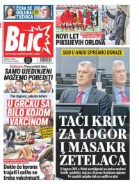 Blic - broj 8651, 30. mar 2021.