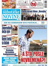 Nove Subotičke novine - broj 81, 27. jul 2018.