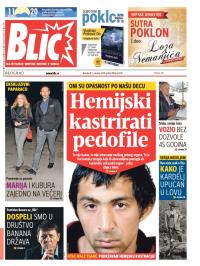 Blic - broj 6339, 5. okt 2014.