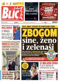 Blic - broj 6473, 20. feb 2015.