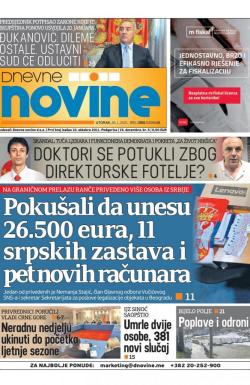 Dnevne novine - broj 2896, 26. jan 2021.