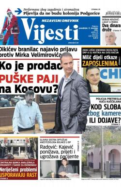 Vijesti - broj 6727, 12. dec 2016.