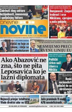 Dnevne novine - broj 2915, 17. feb 2021.