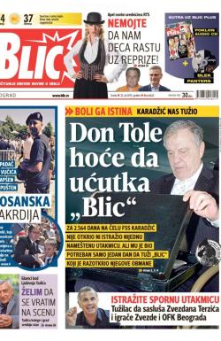 Blic - broj 6622, 22. jul 2015.