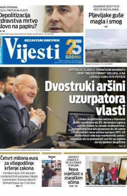 Vijesti - broj 8875, 25. dec 2022.