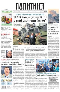 Politika - broj 39812, 30. sep 2024.