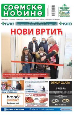 Sremske Novine - broj 3138, 21. apr 2021.