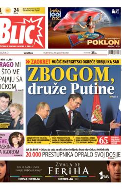 Blic - broj 6568, 29. maj 2015.