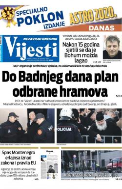 Vijesti - broj 7806, 28. dec 2019.