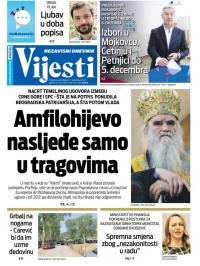 Vijesti - broj 8415, 13. sep 2021.