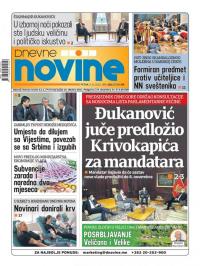 Dnevne novine - broj 2806, 9. okt 2020.