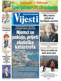 Vijesti - broj 7837, 31. jan 2020.