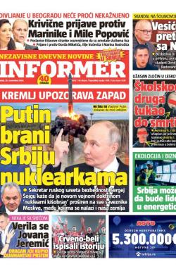 Informer - broj 3843, 29. nov 2024.