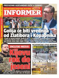 Informer - broj 3107, 7. jul 2022.