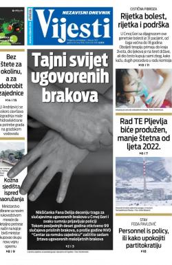 Vijesti - broj 8196, 1. feb 2021.