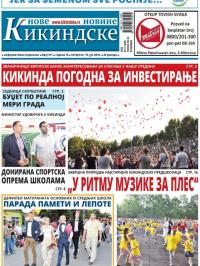 Nove kikindske novine - broj 411, 14. jun 2018.