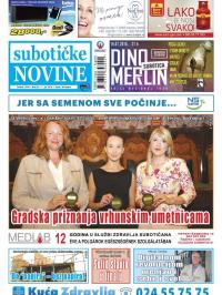 Nove Subotičke novine - broj 26, 1. jul 2016.