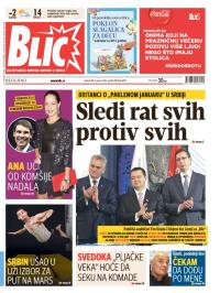 Blic - broj 6070, 4. jan 2014.